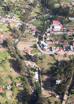 Vista aérea de una ciudad desde lo alto de una montaña

Descripción generada automáticamente con confianza media